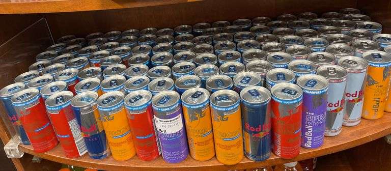 *SHELF* OF ASSORT. FLAVOR 255ML SUGAR FREE REDBULL