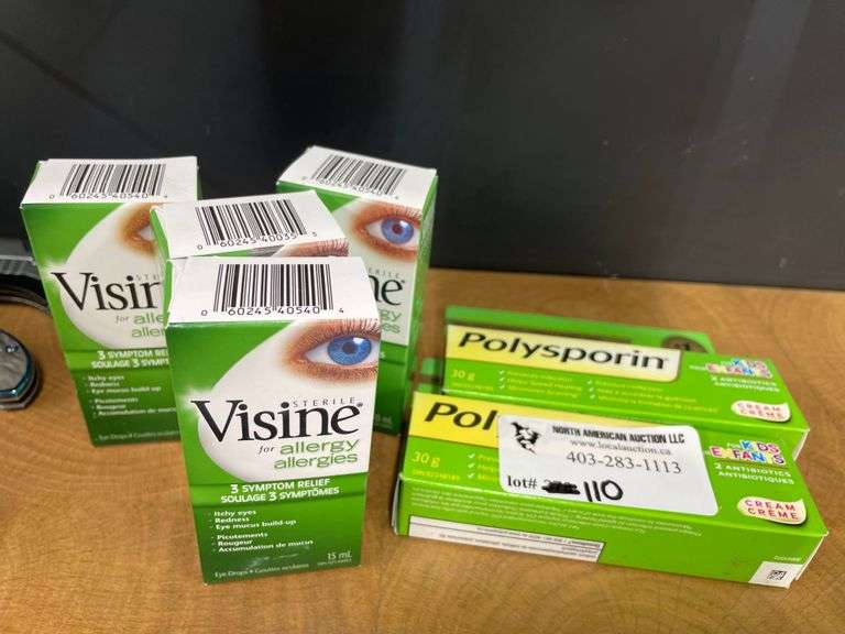 VISINE ALLERGIES + POLYSPORIN