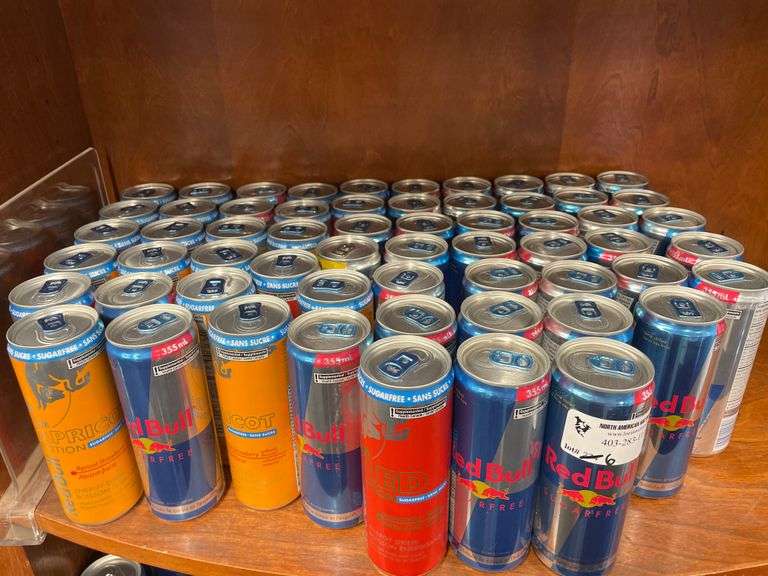 *SHELF* OF ASSORT. FLAVOR 355ML SUGAR FREE REDBULL
