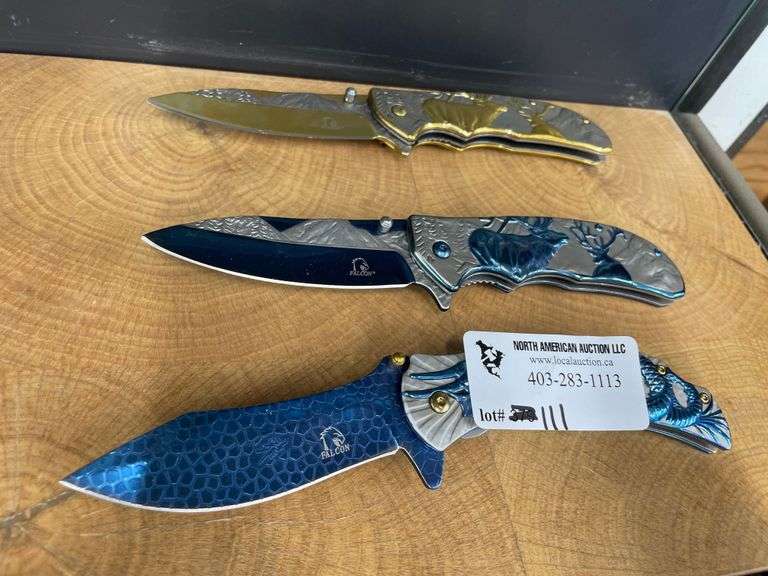 3PCS. ASSORT KNIVES