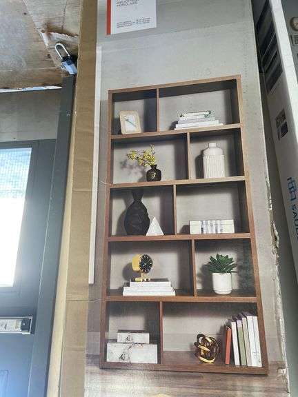 CANVAS KNOWLAN MODULAR BOOKSHELF APPROX. 38 X 14 X 74''