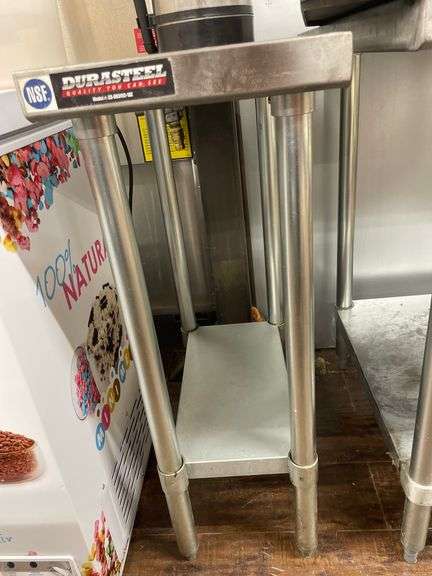 MINI S.S. PREP SIDE TABLE / ATTACHMENT APPROX. 2X1FT