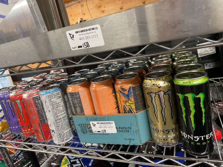 *HALF SHELF* OF 355ML & 473ML ASSORT. MONSTERS