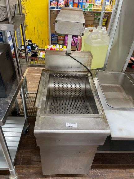 FRY DUMP USED FOOD WARMER APPROX. 33X17''