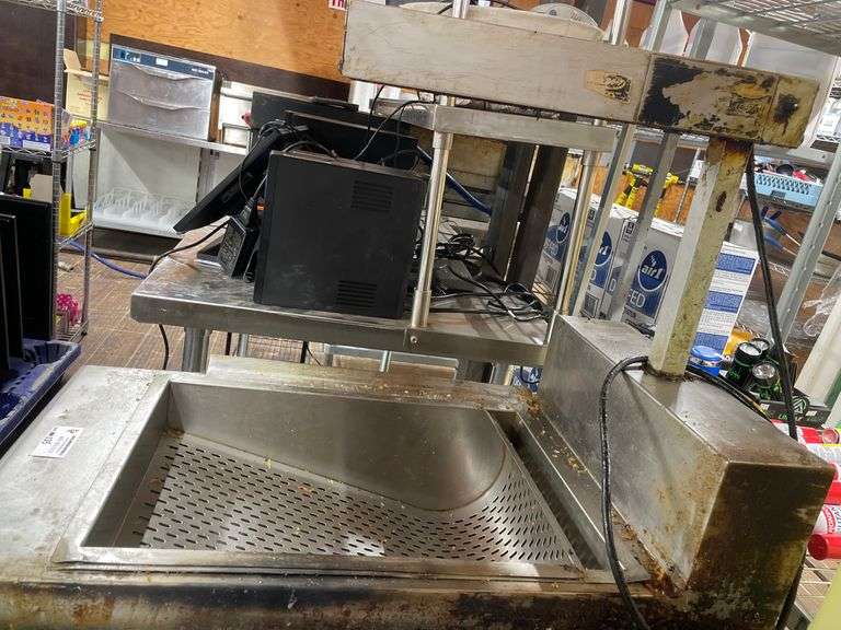FRY DUMP USED FOOD WARMER APPROX. 33X17''
