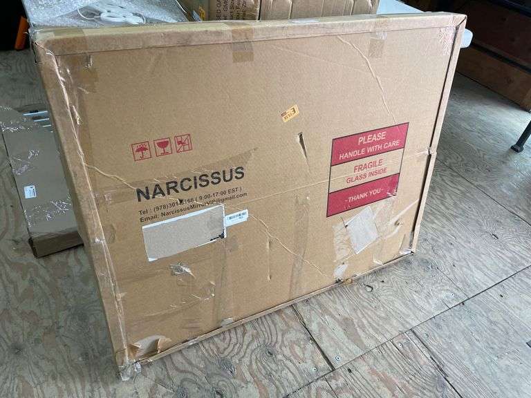 NARCISSUS FRAMELESS BATHROOM MIRROR