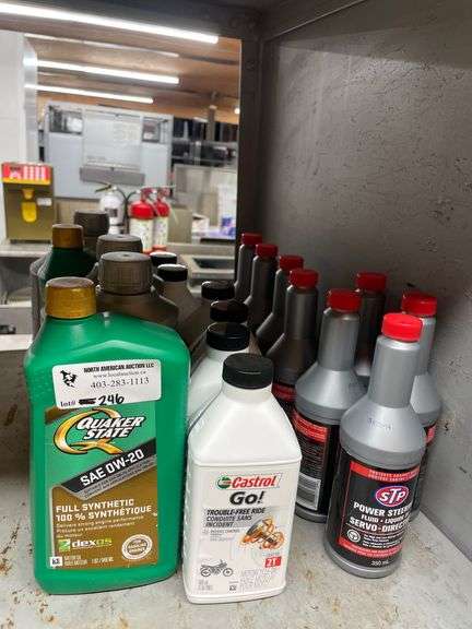 FULL SYNTHETIC SAE-0W-20 OIL / MOTORCYCLE OIL / POWER STEERING FLUID