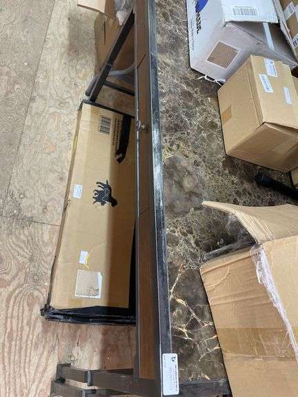 APPROX. 50IN STONE TOP DESK *BRING YOUR OWN HELP TO LOAD*