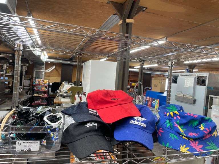 *SHELF* OF ASSORT. HATS AND SUNGLASSES