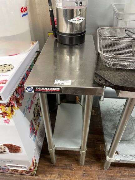 MINI S.S. PREP SIDE TABLE / ATTACHMENT APPROX. 2X1FT