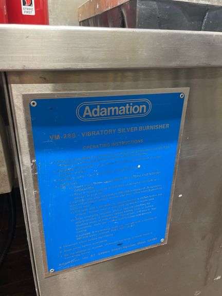 ADAMATION VM288 VIBRTAORY SILVER BURNISHER