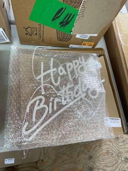 LED HAPPY BIRTHDAY SIGN