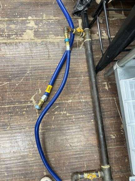 GAS LINE W/ QUICK CONNECT HOSES