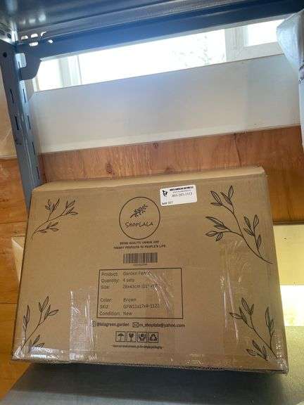 SHOPLALA BROWN GARDEN FENCE 11X17''