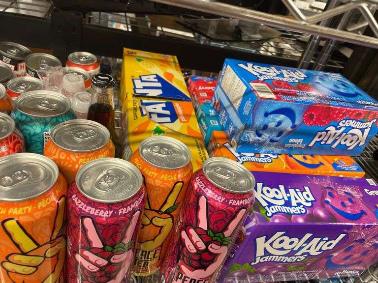 *SHELF* OF ASSORT. DRINKS