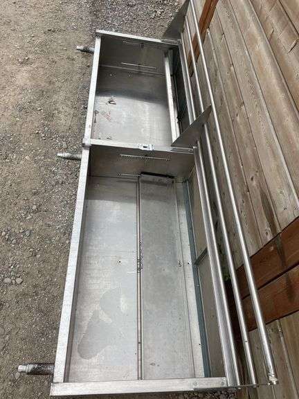 APPROX. 7.5 X 2FT S.S. PREP STATION