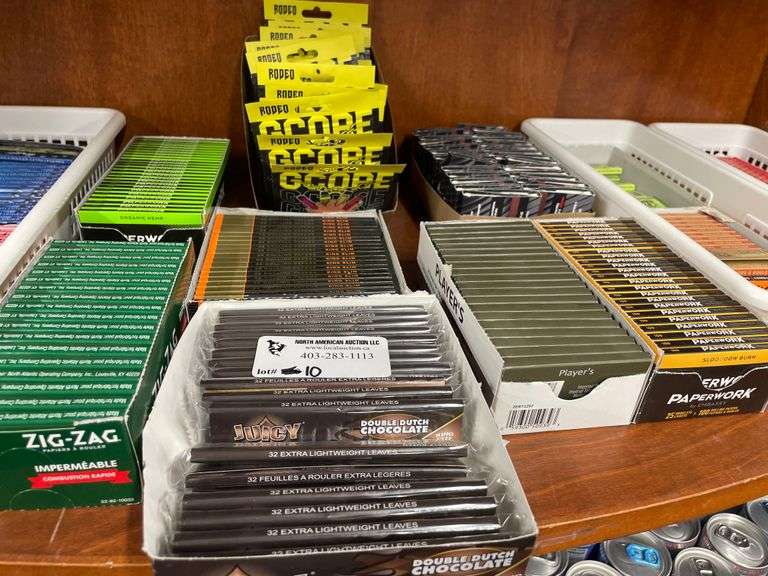 *SHELF* OF ASSORT. SMOKING ACCESSORIES