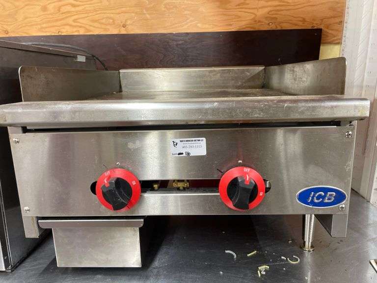 ICB TWO BURNER GRIDDLE MODEL:THRGT24