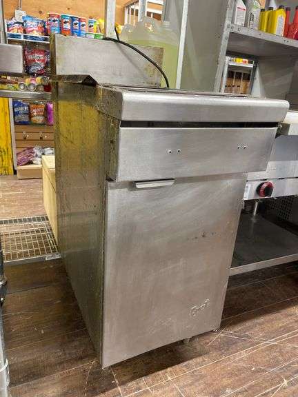 FRY DUMP USED FOOD WARMER APPROX. 33X17''