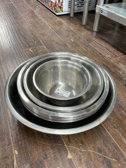 ASSORT. S.S. BAKING BOWLS