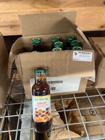 8 BOTTLE ED SMITH 375 ML SYRUP