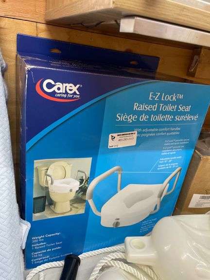 EZ LOCK RAISED TOILET SEAT