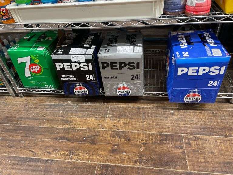 *SHELF* OF 4 CASES OF 24PCK. POP