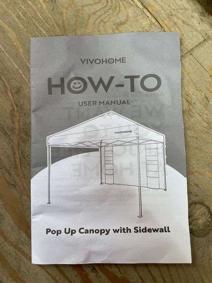 POP UP CANOPY WITH SIDE WALL