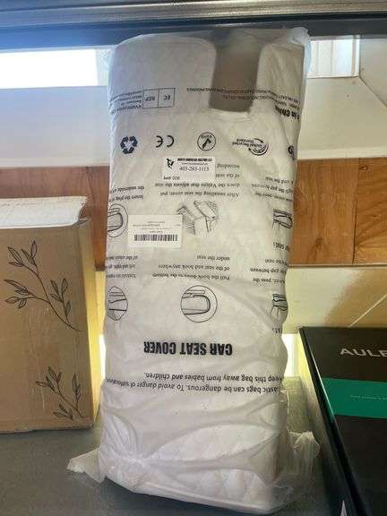 CAR SEAT COVERS 3PCS. WHITE