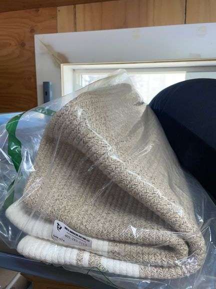 THICK WOVEN STORAGE / SMALL LAUNDRY BASKET