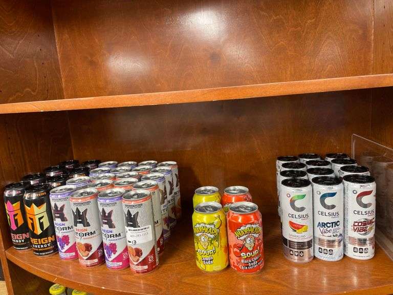 *SHELF* OF ASSORT. ENERGY DRINKS