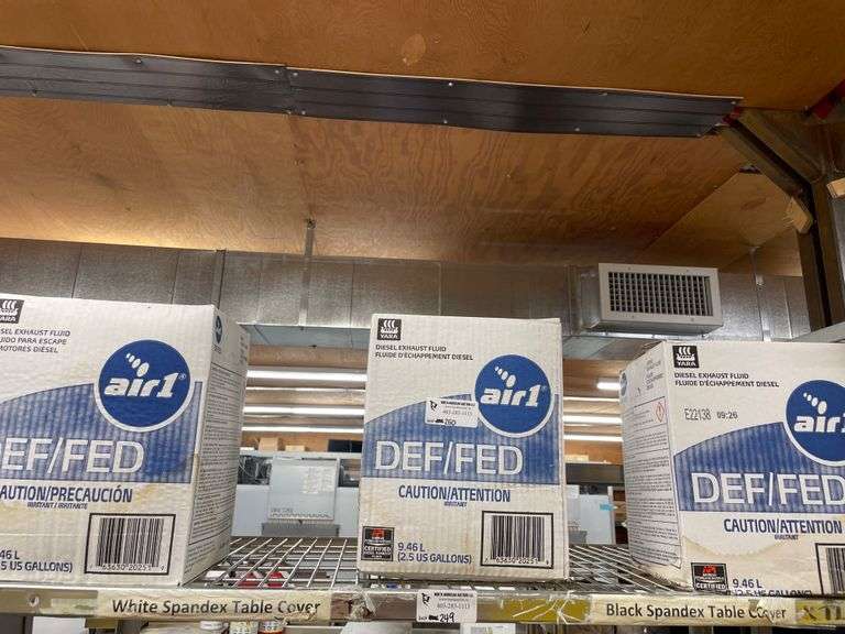 3 BOXES OF DIESEL EXHAUST FLUID 9.46L EA.