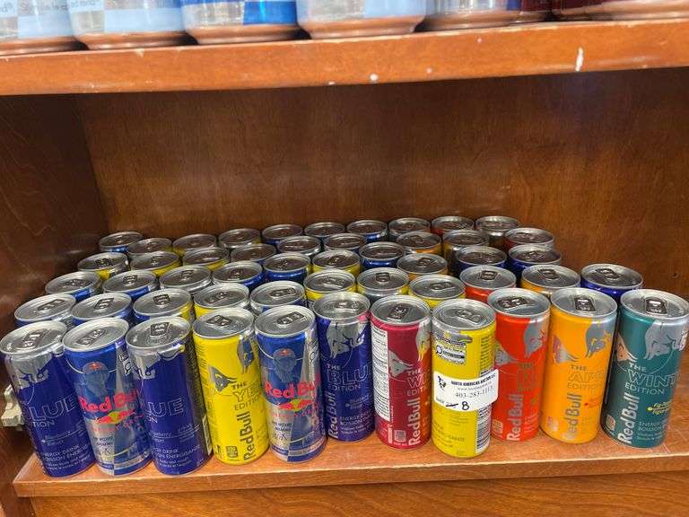 *SHELF* OF ASSORT. FLAVOR 250ML REDBULL