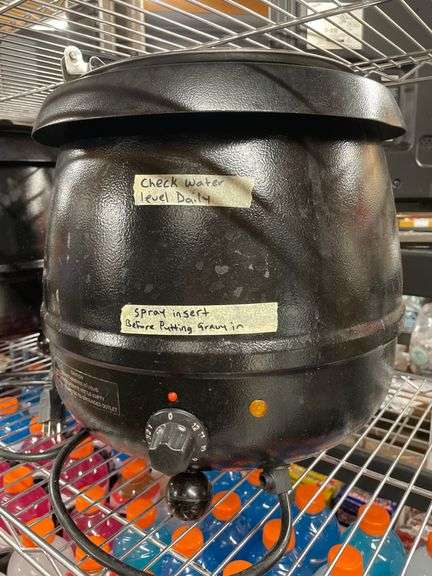 PAIR OF EURODIB SOUP KETTLES