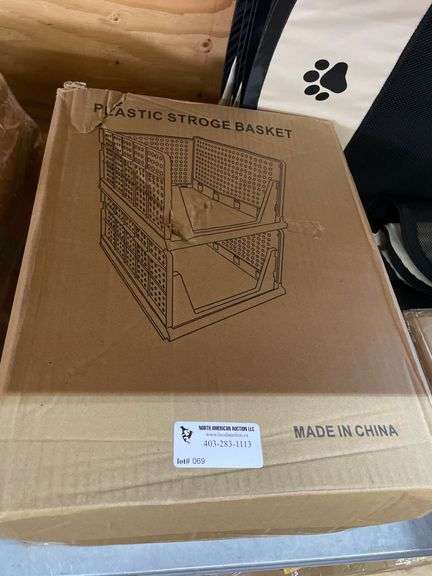 PLASTIC STORAGE BASKET