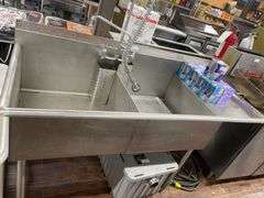 APPROX. 65'' S.S. DUAL WASHING SINK