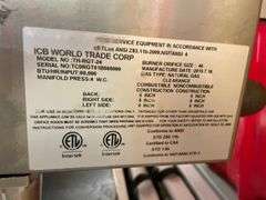 ICB TWO BURNER GRIDDLE MODEL:THRGT24