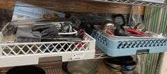 *SHELF* OF ASSORT. COOKING/KICTHENWARES (LARGE UNTENSILS)