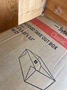 SYSCO #4 FOOD TAKE OUT BOXES