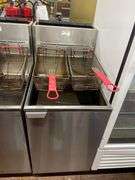 DEEP FRYER W/2 BASKETS APPROX. 20'' WIDE 30'' DEEP