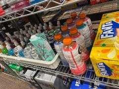 *SHELF* OF ASSORT. DRINKS (FANTA, GATORADE, BUG JUICE, POP)