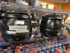 PAIR OF EURODIB SOUP KETTLES