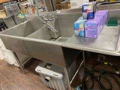 APPROX. 65'' S.S. DUAL WASHING SINK