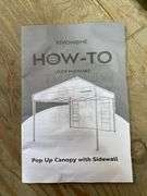 POP UP CANOPY WITH SIDE WALL