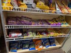 DOUBLE SIDED DISPLAY RACK W/CONTENT ASSORT. SNACKS