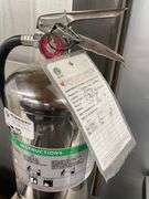SILVER FIRE EXTINGUISHER