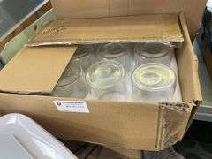 SMALL GLASS CYLINDER GLASSES/VASES 11PCS.