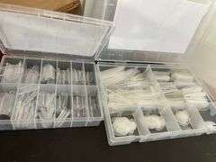 2 SMALL CONTAINERS OF NAIL EXTENSIONS