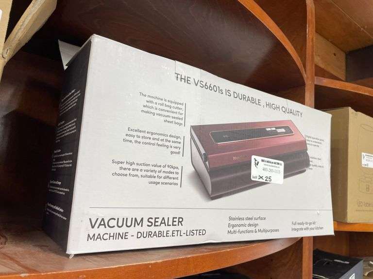 VS6601S VACUUM SEALER