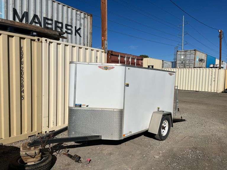 2020 H&H MOTORCYCYLE TRAILER VIN: 5JWSC0815MN544364 APPROX. 10FT LONG (12FT INCLUDING HITCH) 6FT TALL & 6.5FT WIDE